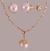 Conjunto folheado a ouro 18K