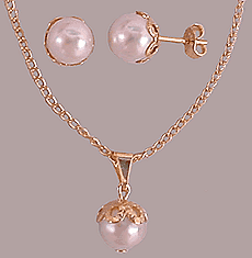 Conjunto folheado a ouro 18K